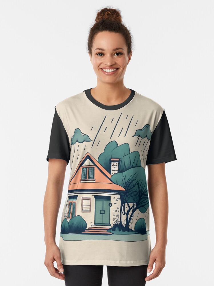 Thumbnail 2 of 5, Graphic T-Shirt, Old Traditional German Bauhaus Drawing designed and sold by Patricks-Art.