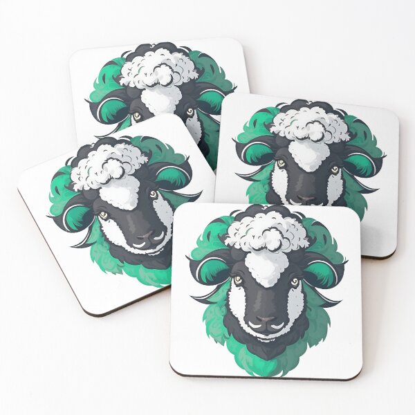 Item preview, Dark Fluffy Magic Sheep designed and sold by ArtsyWishesShop.