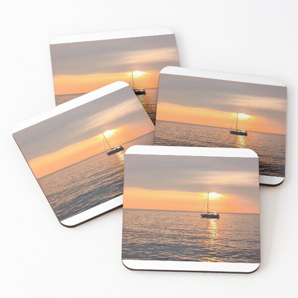 Item preview,  sunset at sea designed and sold by Hermossa-Art.