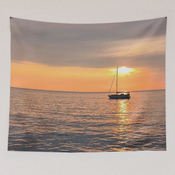 Item preview,  sunset at sea designed and sold by Hermossa-Art.