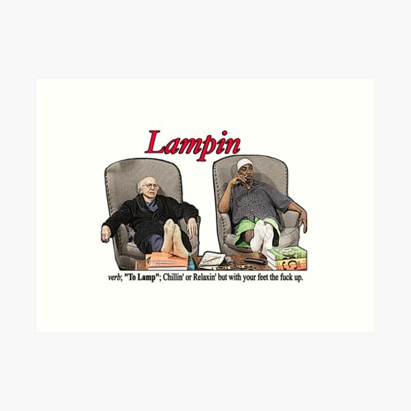 Lampin - Curb Your Enthusiasm Art Print