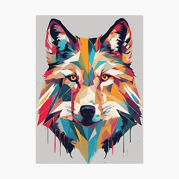 Wolf Animal Artwork Photographic Print