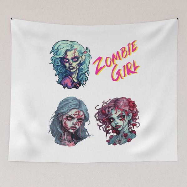 Item preview, Zombie Girl - Halloween Night 2023 designed and sold by mOdesign84.