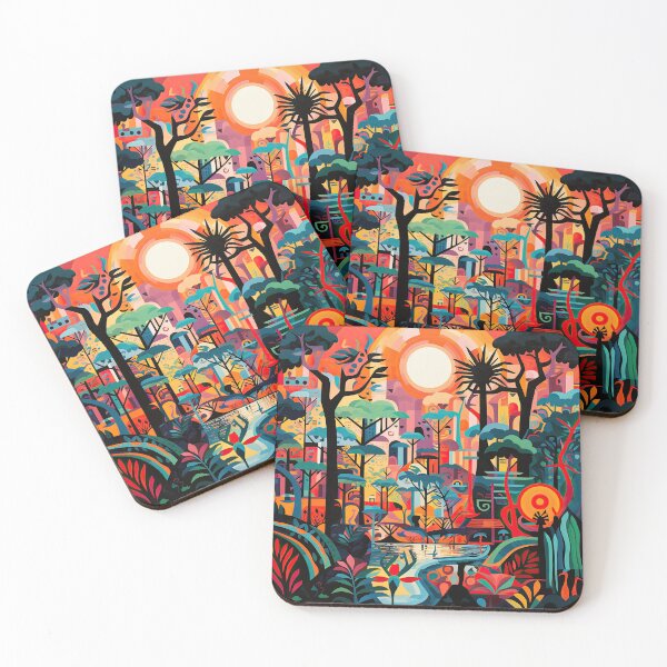 Item preview, African Jungle Bauhaus Design designed and sold by ArtificialGenes.
