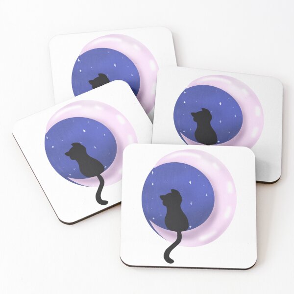Item preview, Cat and Moon designed and sold by Zeccbox.