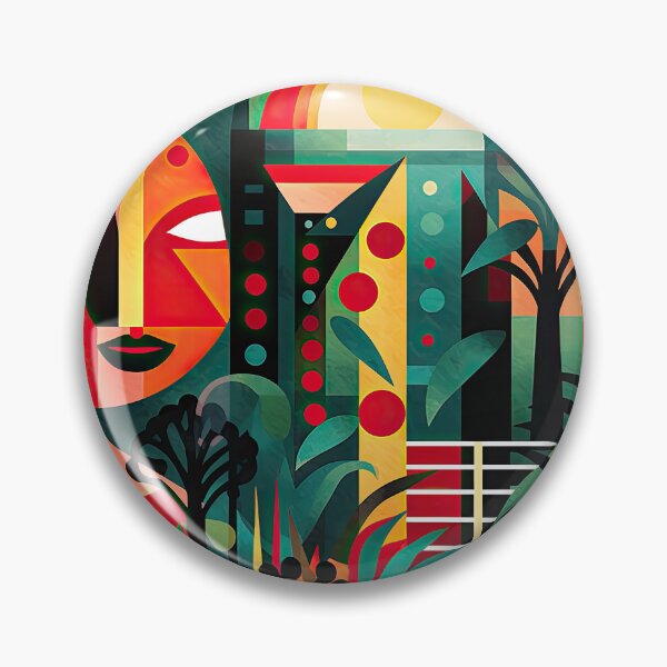 Item preview, African Jungle Bauhaus Design designed and sold by ArtificialGenes.