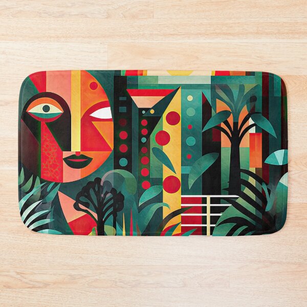 Item preview, African Jungle Bauhaus Design designed and sold by ArtificialGenes.