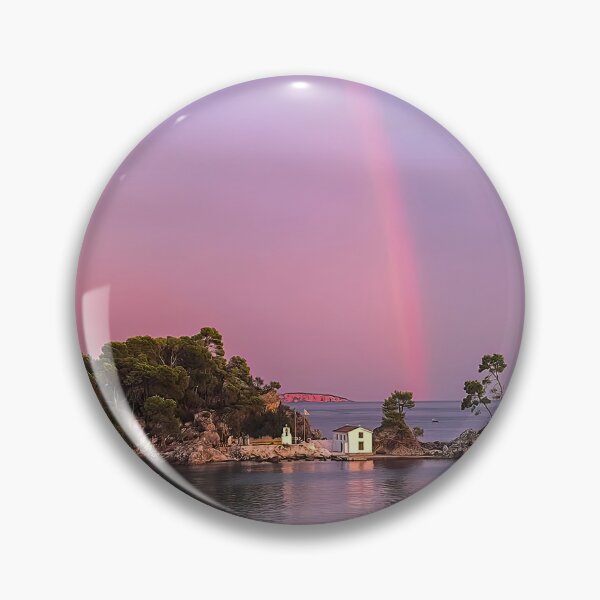 Item preview, Rainbow in the sky of Parga designed and sold by Hermossa-Art.