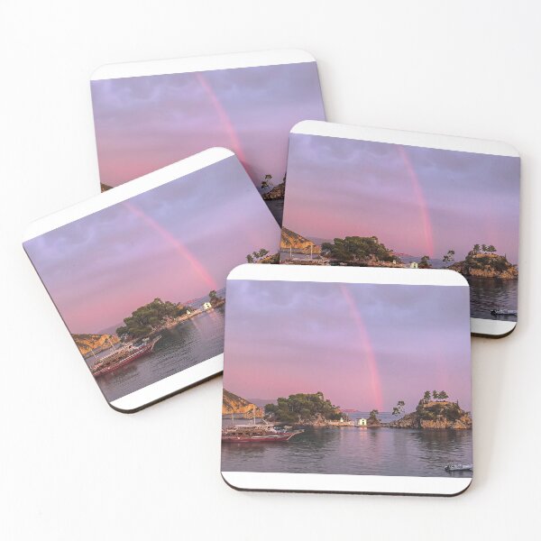 Item preview, Rainbow in the sky of Parga designed and sold by Hermossa-Art.