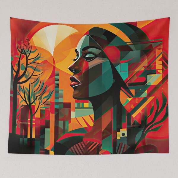 Item preview, African Jungle Bauhaus Design designed and sold by ArtificialGenes.