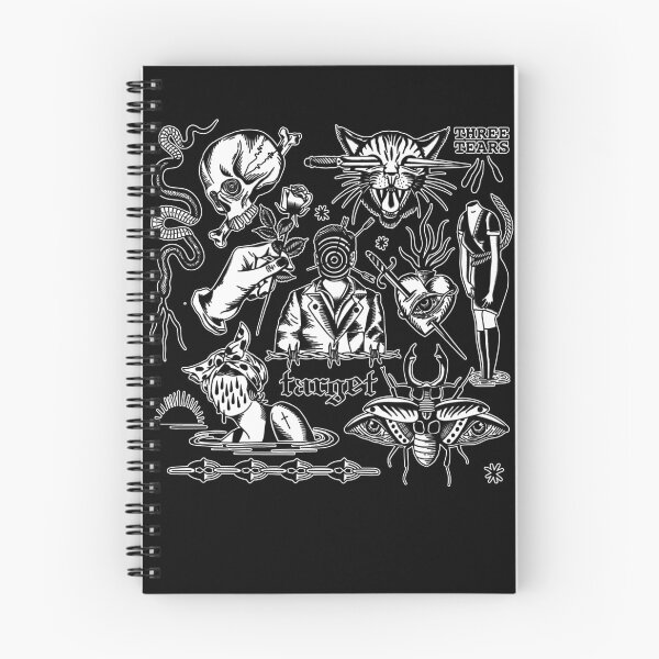 Artikelvorschau, Okkulte Gothic Witchy gruselige Halloween-Zeichnungen Biker-Tattoo-Künstler Traditioneller Tattoo-Stil entworfen und verkauft von Reign Of Darkness.