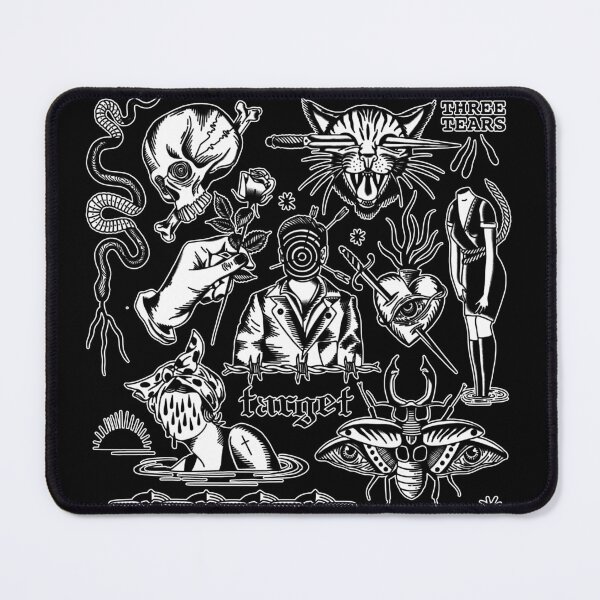 Item preview, Occult Gothic Witchy spooky Halloween Drawings Biker Tattoo Artist Traditional Tattooing Style  designed and sold by Reign Of Darkness.