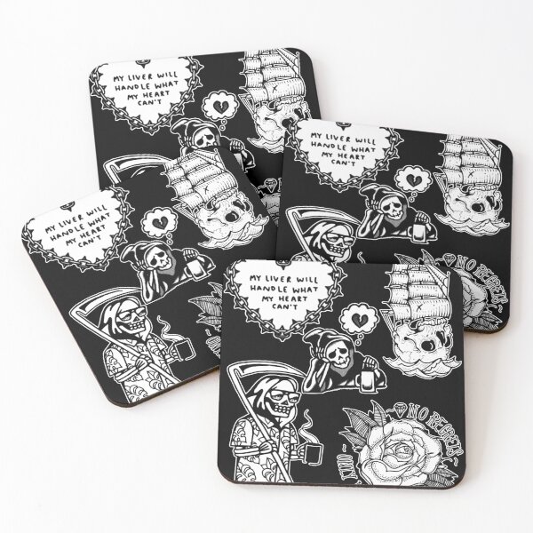 Item preview, Grim Reaper Occult Gothic Witchy spooky Reaper Death Halloween Drawings Biker Tattoo Artist Traditional American Tattooing Style  designed and sold by Reign Of Darkness.