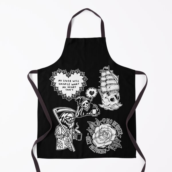 Item preview, Grim Reaper Occult Gothic Witchy spooky Reaper Death Halloween Drawings Biker Tattoo Artist Traditional American Tattooing Style designed and sold by Reign Of Darkness.