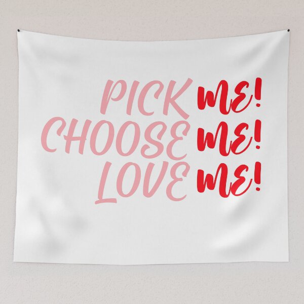 Item preview, Pick me! Choose me! Love me! designed and sold by lilyyysdesigns.