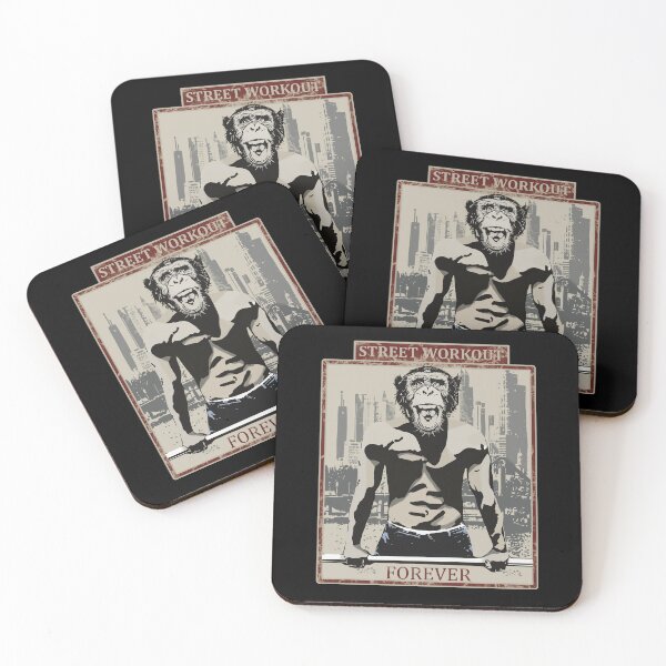 Item preview, Street workout chimpanzee designed and sold by gardentree.