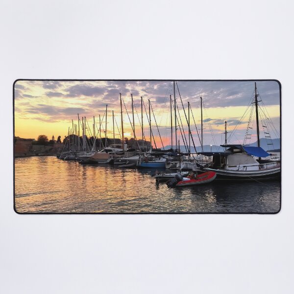 Item preview, Mandraki Marina in Corfu designed and sold by Hermossa-Art.