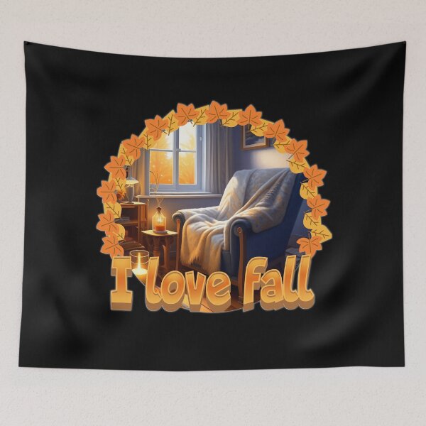 Item preview, I Love Fall... designed and sold by AtelierFafard.
