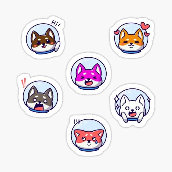 Anime Cat Icons  Anime Neko Emote Pack Sticker for Sale by