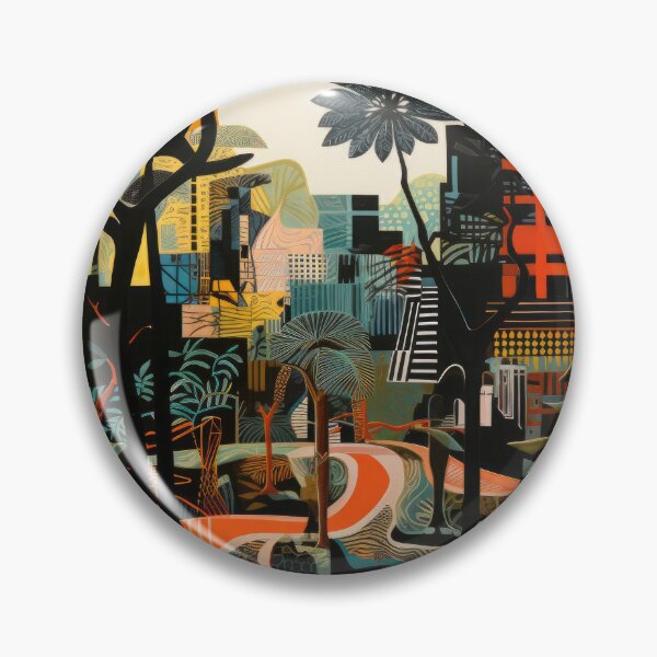 Item preview, African Jungle Bauhaus Design designed and sold by ArtificialGenes.