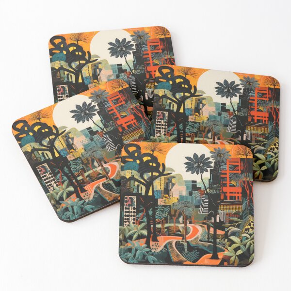Item preview, African Jungle Bauhaus Design designed and sold by ArtificialGenes.
