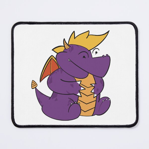 Item preview, Cute Spyro Dragon Chunky dragon funny playstation classic purple sticker designed and sold by NeetGeekArt.