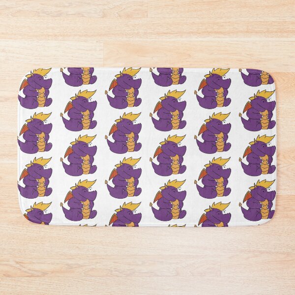 Item preview, Cute Spyro Dragon Chunky dragon funny playstation classic purple sticker designed and sold by NeetGeekArt.