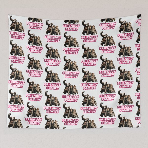 Item preview, Friendly Family Monkeys designed and sold by DonAscaneo.