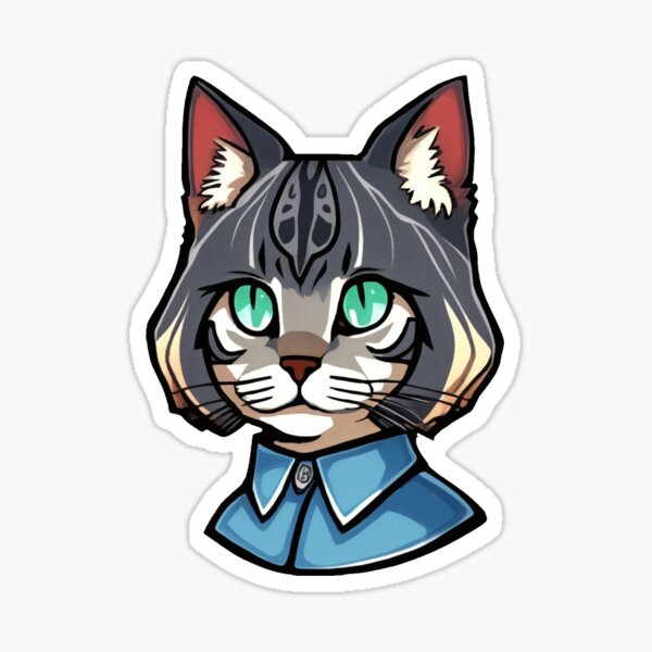 Distinguished Kitties - Winston Sticker