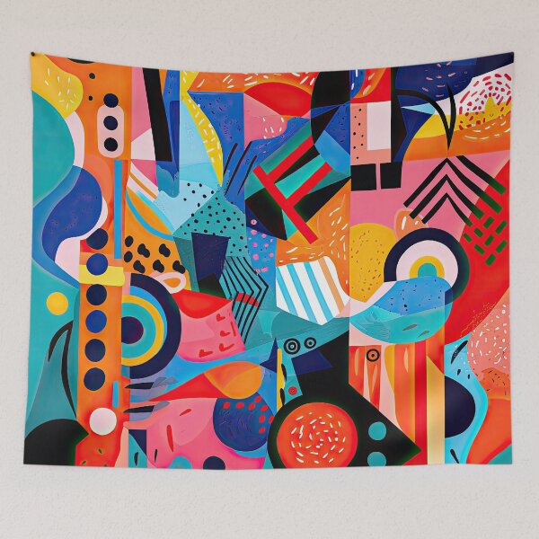 Item preview, African Jungle Bauhaus Design designed and sold by ArtificialGenes.