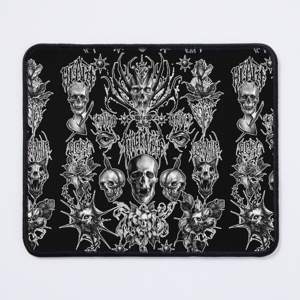 Item preview, Satanic 666 Metalhead Occult Gothic Witchy spooky Reaper Death Halloween Drawings Biker Tattoo Artist Traditional American Tattooing Style designed and sold by Reign Of Darkness.