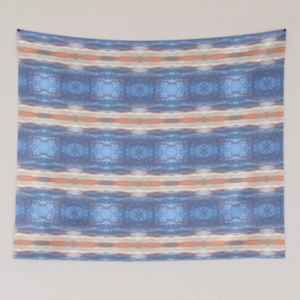 Item preview, Christmas Cloud Formation Photo Pattern Blue designed and sold by vallisrowe.