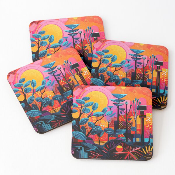 Item preview, African Jungle Bauhaus Design designed and sold by ArtificialGenes.