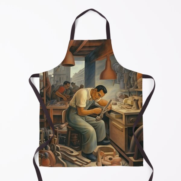Item preview, Tradesman in His Shop Near Town Square designed and sold by YoPedro.