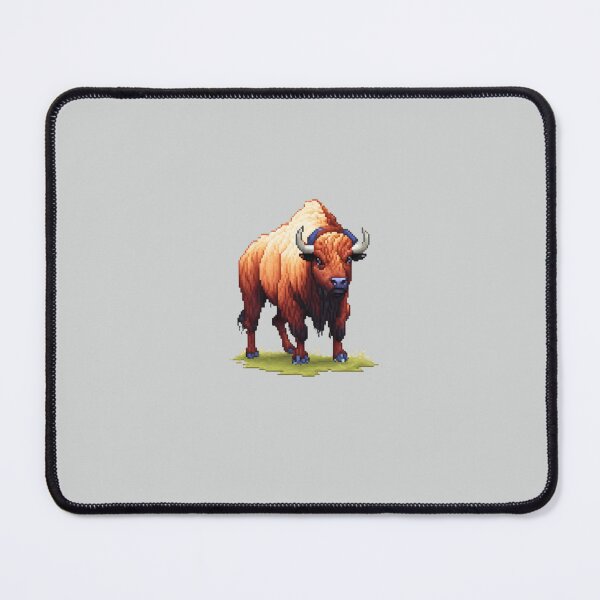 Item preview, Pixel Art Bison Design Print  designed and sold by randomtdesigns.