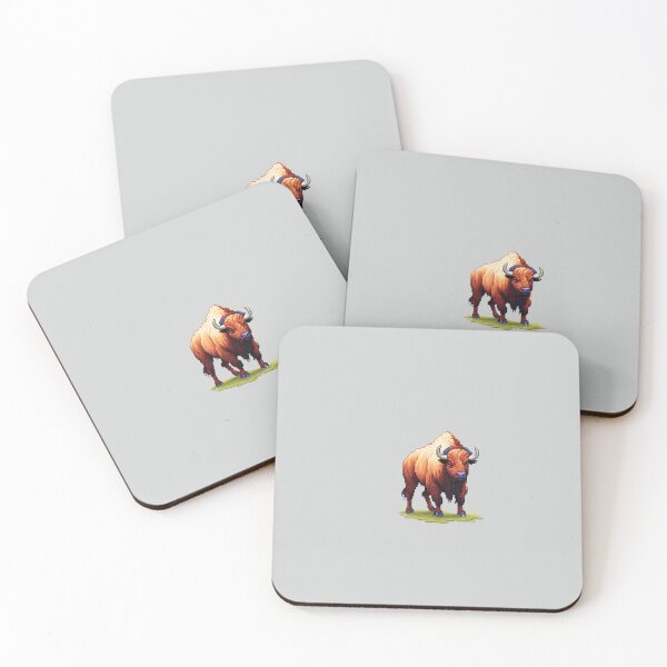 Item preview, Pixel Art Bison Design Print  designed and sold by randomtdesigns.