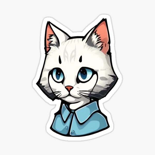 Distinguished Kitties - Milo Sticker