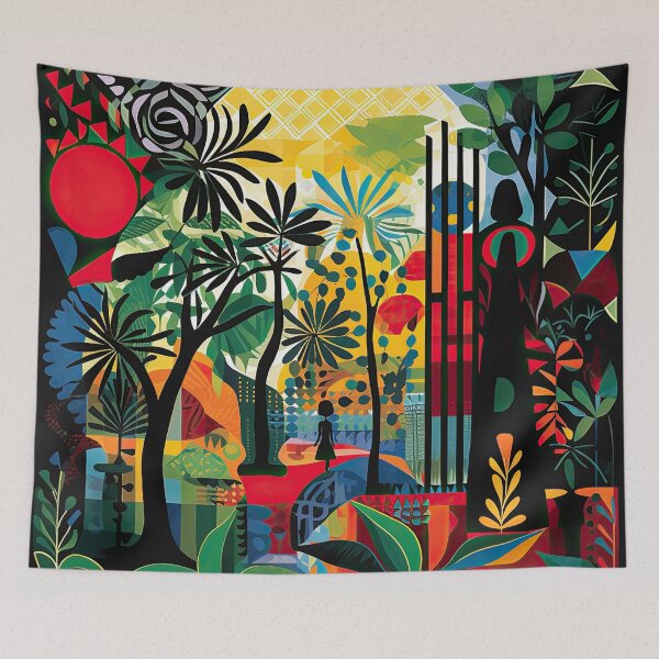 Item preview, African Jungle Bauhaus Design designed and sold by ArtificialGenes.