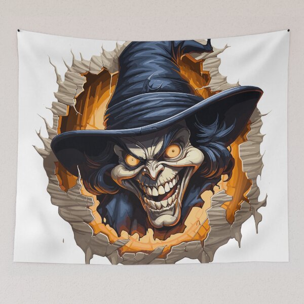 Item preview, Wicked Halloween Witch: Halloween's Bewitching Tee  designed and sold by Moisky Art.