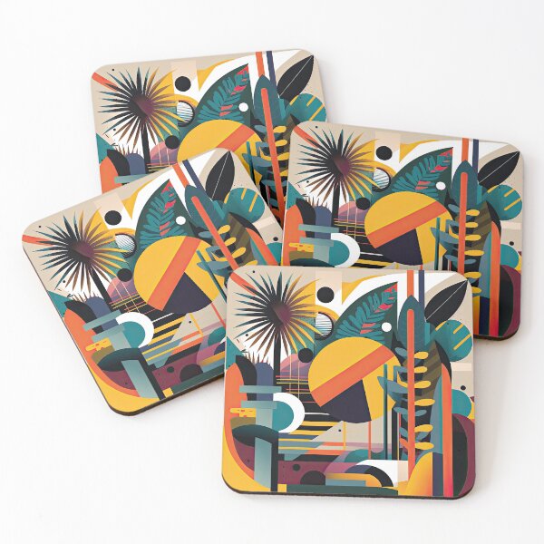 Item preview, African Jungle Bauhaus Design designed and sold by ArtificialGenes.