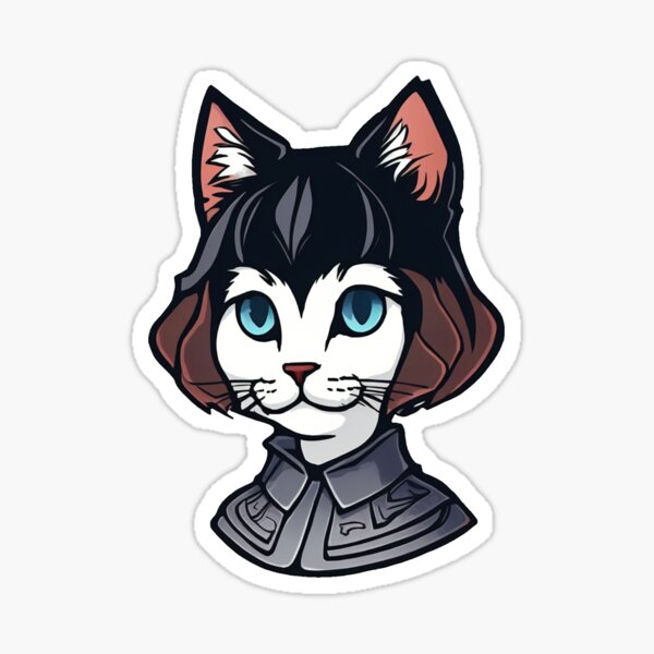 Distinguished Kitties - Oliver Sticker