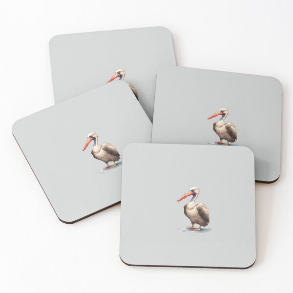 Item preview, Pixel Art Pelican Design Print  designed and sold by randomtdesigns.