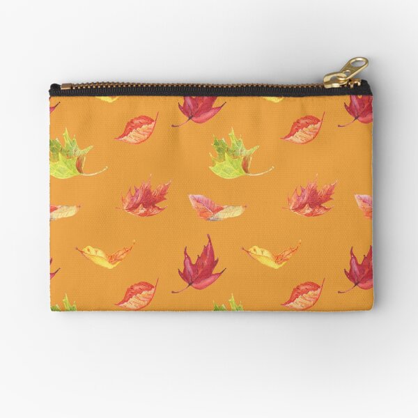 Item preview, Falling Autumn Leaves Pattern on Orange designed and sold by Melissa Mielke.