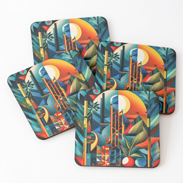 Item preview, African Jungle Bauhaus Design designed and sold by ArtificialGenes.