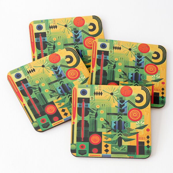 Item preview, African Jungle Bauhaus Design designed and sold by ArtificialGenes.
