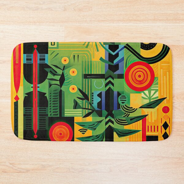 Item preview, African Jungle Bauhaus Design designed and sold by ArtificialGenes.