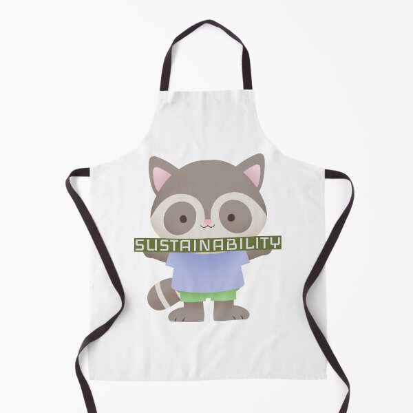 Item preview, Sustainability Brown And Beige Wide-Eyed Lori Wearing A Blue Shirt And Green Shorts designed and sold by pixelplaza.