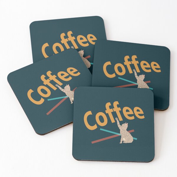 Item preview, Coffee Cat designed and sold by lobodelnoir.