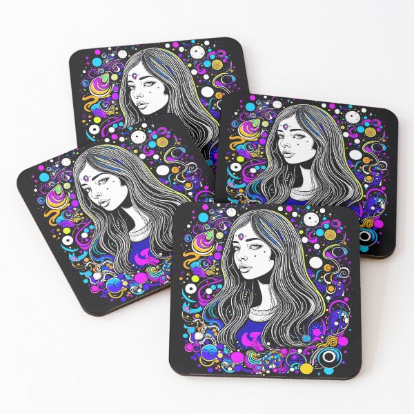 Item preview, Sweet girl style Psychedelics - T-Shirt designed and sold by PrintyArts.