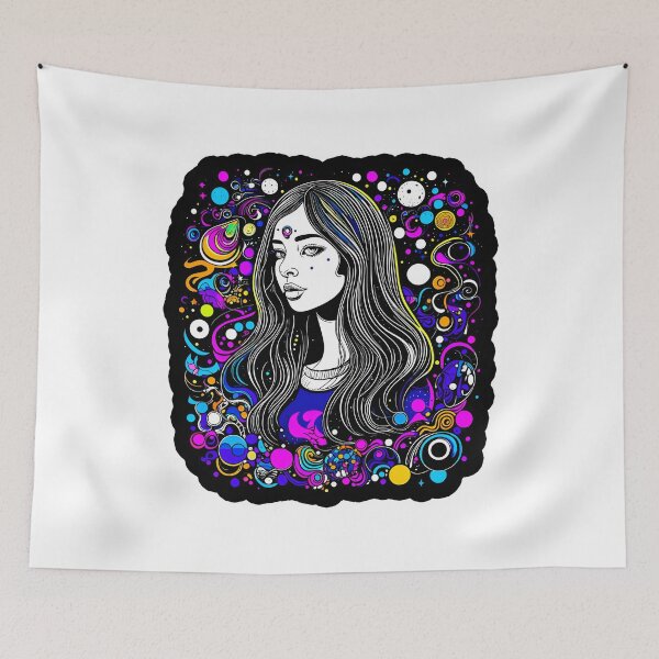 Item preview, Sweet girl style Psychedelics - T-Shirt designed and sold by PrintyArts.